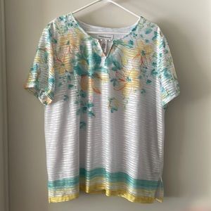 EUC Alfred Dunner Textured Top